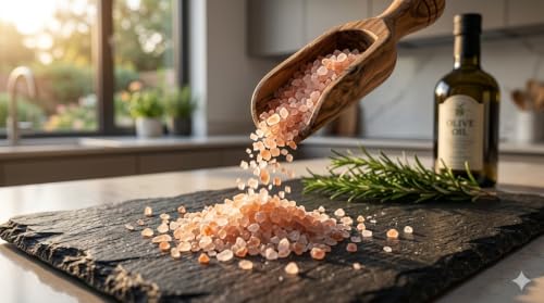 Leaf boat Pink Salt | Himalayan | Pack of 2-  (1000Gm) | Additive free | for All Cooking Light Pink Sooji | Free flow salt Powder Namak,| Sindhava Lavan |